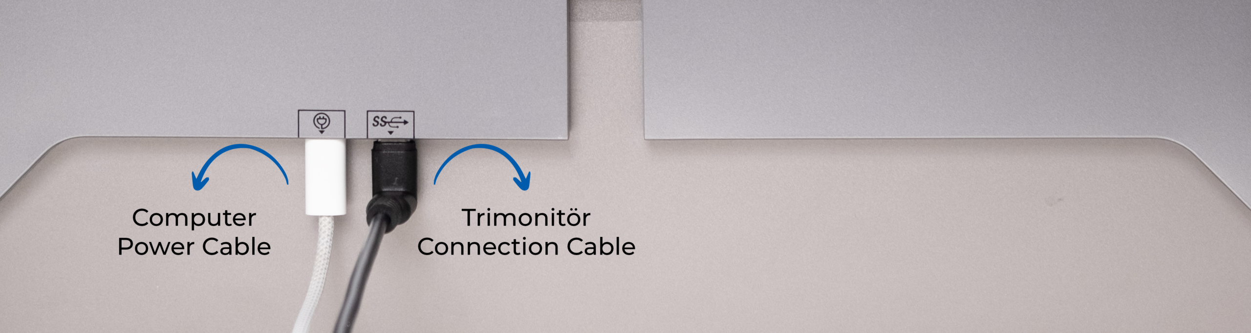Trimonitör Dual 14" Inputs