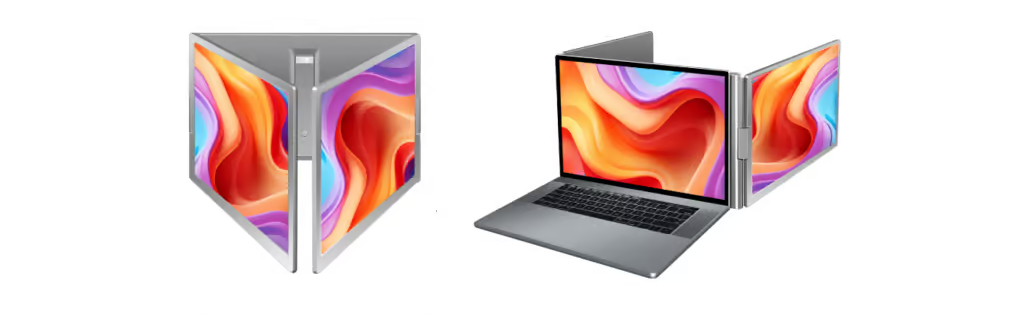 Trimonitor Dual 14" Fixed Screens