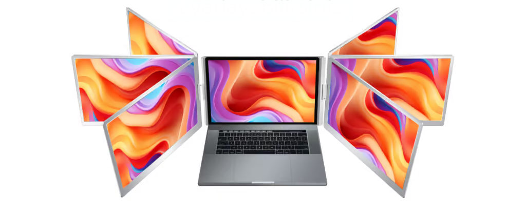 Trimonitor Dual 14" Fixed Screens